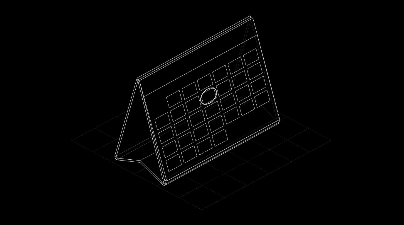 Isometric wireframe for Appointment booking