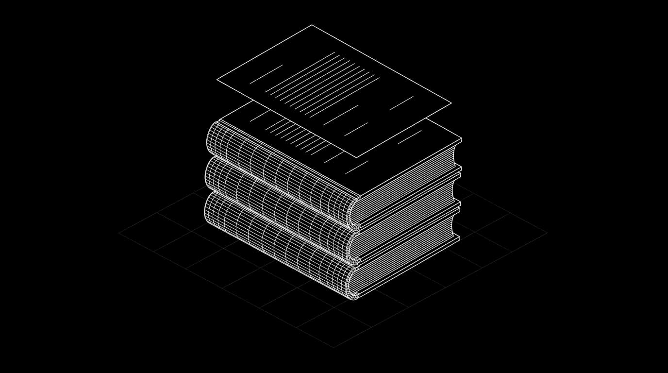 Isometric wireframe for Knowledge base