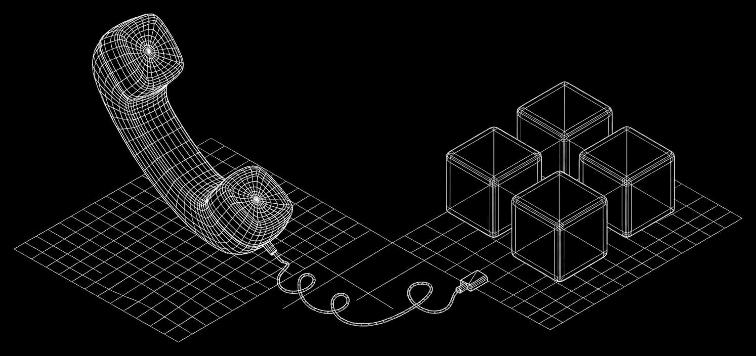 Isometric wireframe for IVR navigation